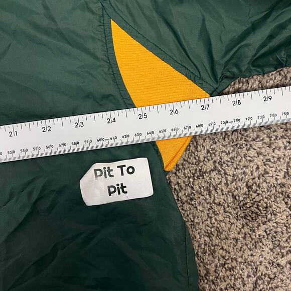 Starter x Pro Line Green Bay Packers NFL Men L Short Sleeve Pullover Windbreaker - Picture 8 of 11